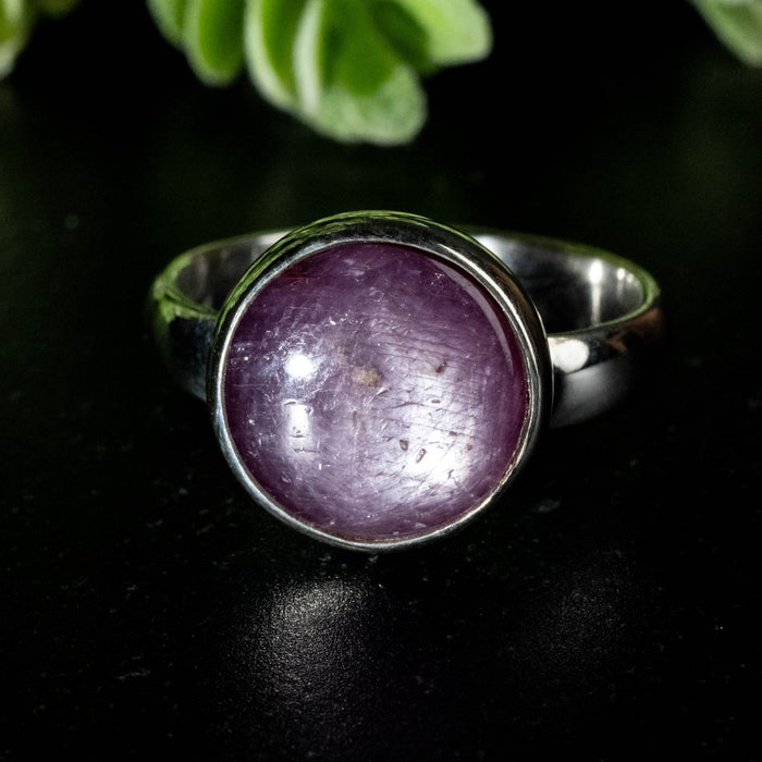 Star Ruby Ring 12mm Size 10 - InnerVision Crystals