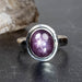 Star Ruby Ring 12x10mm Size 9 - InnerVision Crystals