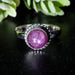 Star Ruby Ring 7.5mm Size 7 - InnerVision Crystals