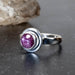 Star Ruby Ring 7mm Size 7 - InnerVision Crystals