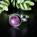Star Ruby Ring 8.5mm Size 7 - InnerVision Crystals
