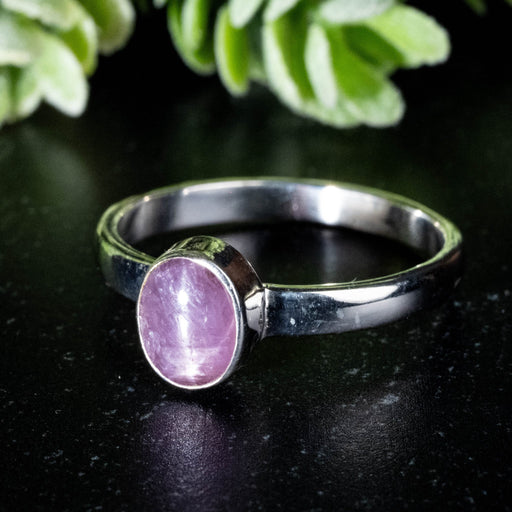Star Ruby Ring 8x6mm Size 11 - InnerVision Crystals