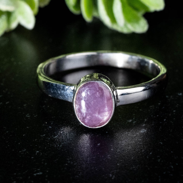 Star Ruby Ring 8x6mm Size 11 - InnerVision Crystals