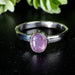 Star Ruby Ring 8x6mm Size 11 - InnerVision Crystals