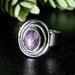 Star Ruby Ring 8x6mm Size 5 - InnerVision Crystals