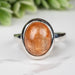 Sunstone Ring 11x9mm Size 7 - InnerVision Crystals