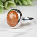 Sunstone Ring 11x9mm Size 7 - InnerVision Crystals