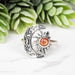 Sunstone Ring 4mm Size 4 - InnerVision Crystals