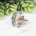 Sunstone Ring 4mm Size 5 - InnerVision Crystals