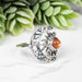 Sunstone Ring 4mm Size 6 - InnerVision Crystals