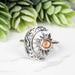 Sunstone Ring 4mm Size 6 - InnerVision Crystals