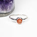 Sunstone Ring 5mm Size 5 .925 Silver - InnerVision Crystals
