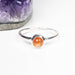 Sunstone Ring 5mm Size 7 .925 Silver - InnerVision Crystals
