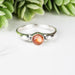 Sunstone Ring 5mm Size 7.5 - InnerVision Crystals