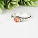 Sunstone Ring 5mm Size 7.5 - InnerVision Crystals