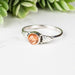 Sunstone Ring 5mm Size 8 - InnerVision Crystals