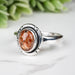 Sunstone Ring 8x6mm Size 7 - InnerVision Crystals