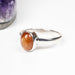 Sunstone Ring 8x6mm Size 9 .925 Silver - InnerVision Crystals