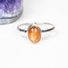 Sunstone Ring 8x6mm Size 9 .925 Silver - InnerVision Crystals