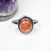 Sunstone Ring 9x7mm Size 4 .925 Silver - InnerVision Crystals