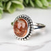 Sunstone Ring 9x7mm Size 4 - InnerVision Crystals