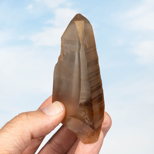 Tangerine Lemurian Seed Quartz Crystal 114 g 93x43mm - InnerVision Crystals