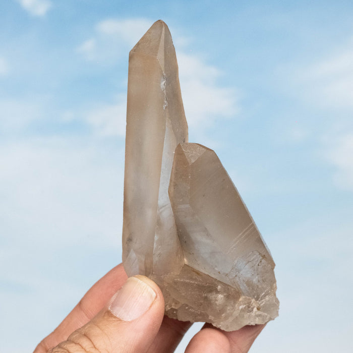 Tangerine Lemurian Seed Quartz Crystal 134 g 105x51mm - InnerVision Crystals