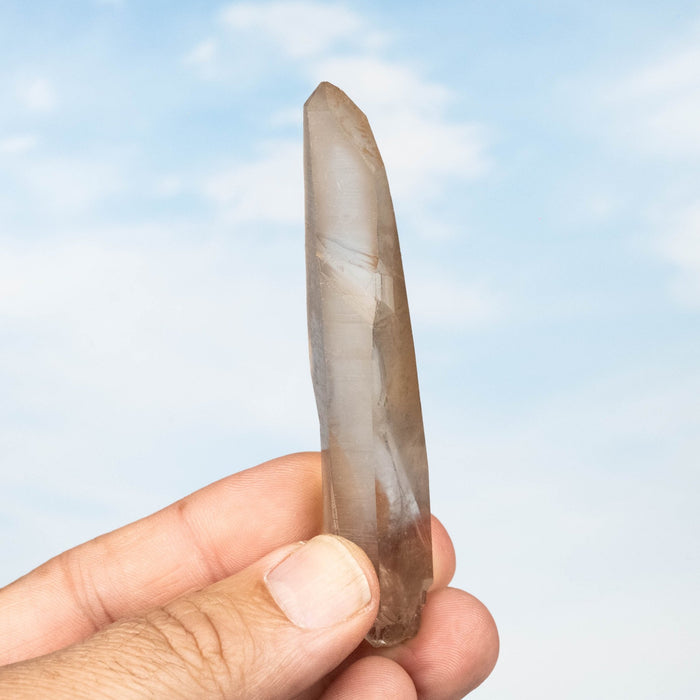 Tangerine Lemurian Seed Quartz Crystal 41 g 90x21mm - InnerVision Crystals