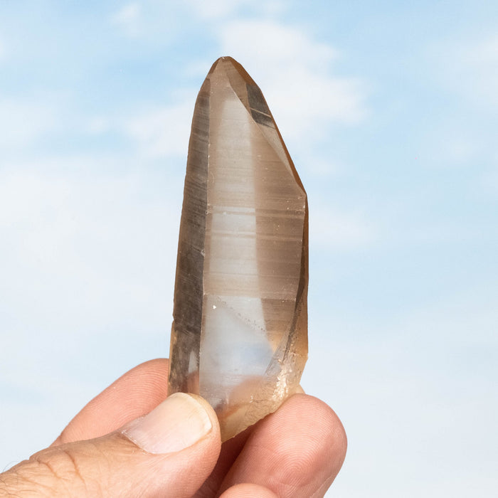 Tangerine Lemurian Seed Quartz Crystal 49 g 75x26mm - InnerVision Crystals