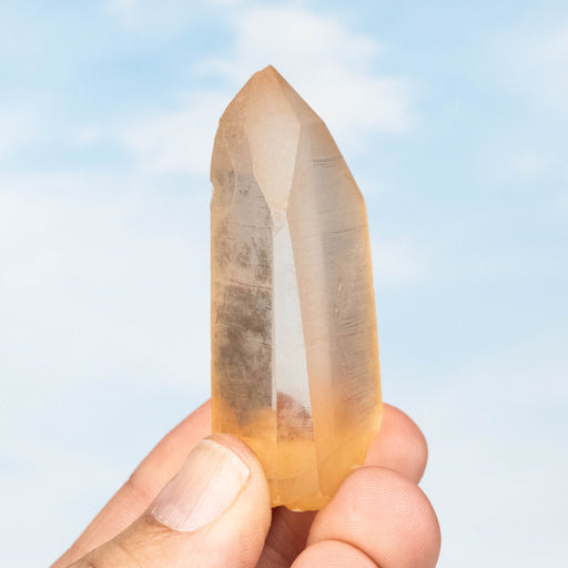 Tangerine Lemurian Seed Quartz Crystal 55 g 64x31mm - InnerVision Crystals