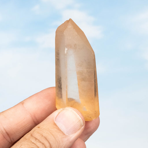 Tangerine Lemurian Seed Quartz Crystal 55 g 64x31mm - InnerVision Crystals