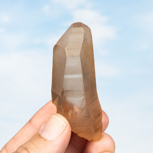 Tangerine Lemurian Seed Quartz Crystal 55 g 68x29mm - InnerVision Crystals