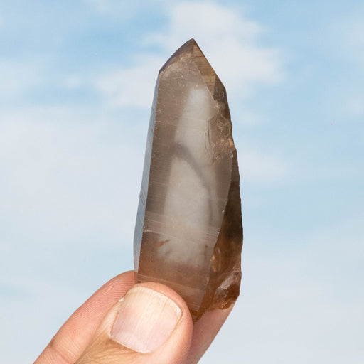 Tangerine Lemurian Seed Quartz Crystal 56 g 64x30mm - InnerVision Crystals