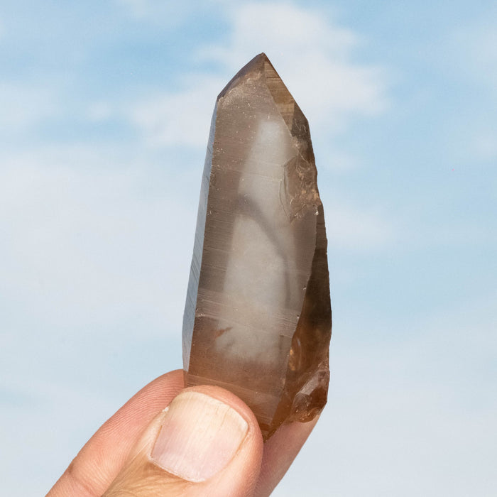 Tangerine Lemurian Seed Quartz Crystal 56 g 64x30mm - InnerVision Crystals