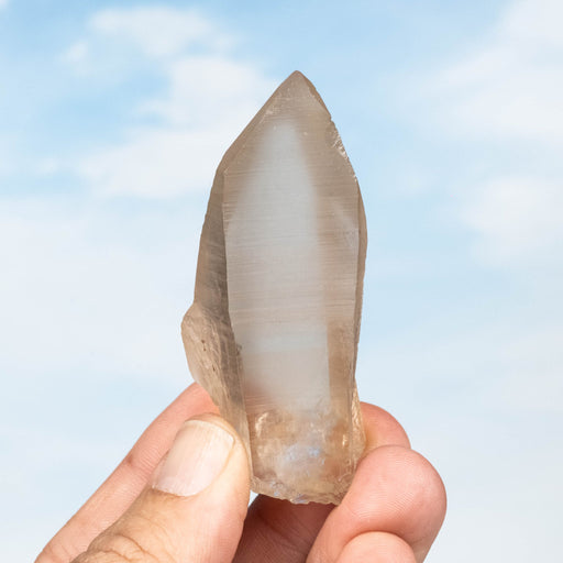 Tangerine Lemurian Seed Quartz Crystal 56 g 74x33mm - InnerVision Crystals