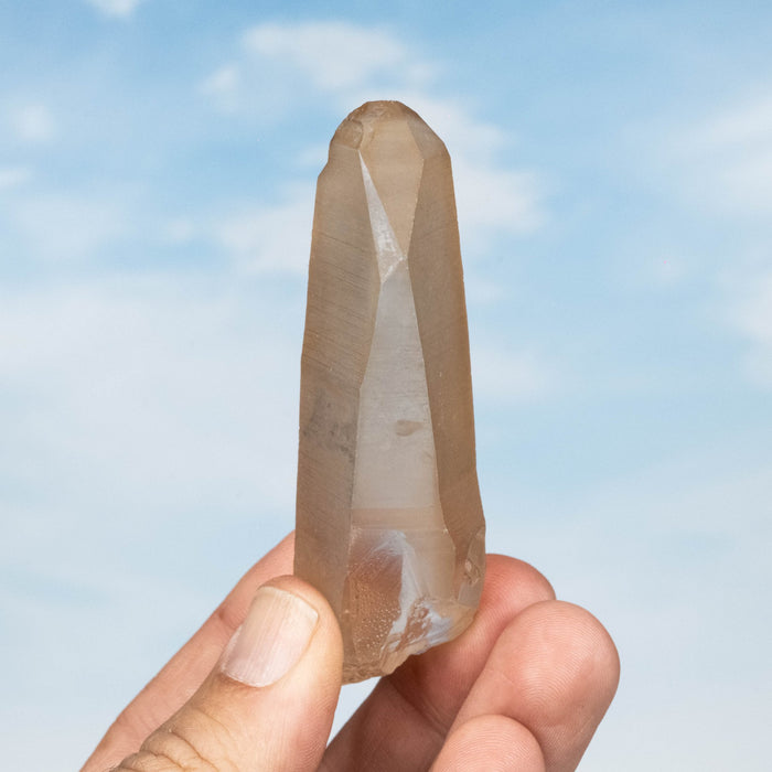 Tangerine Lemurian Seed Quartz Crystal 65 g 81x26mm - InnerVision Crystals