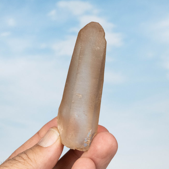 Tangerine Lemurian Seed Quartz Crystal 65 g 81x26mm - InnerVision Crystals
