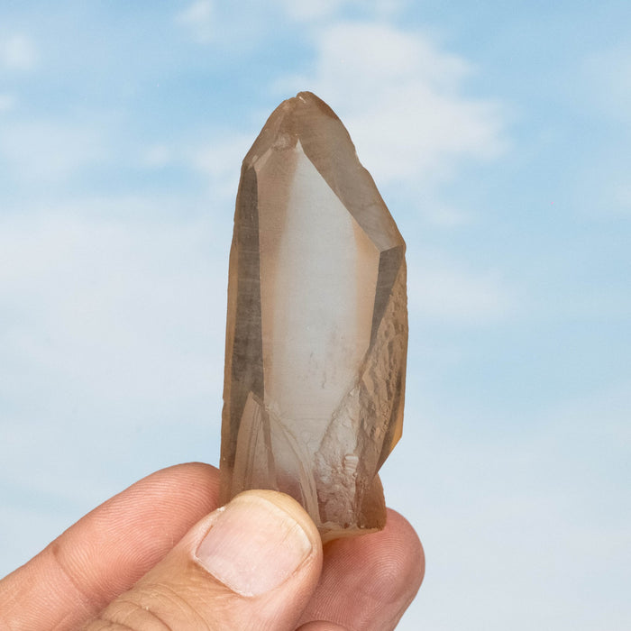 Tangerine Lemurian Seed Quartz Crystal 66 g 73x26mm - InnerVision Crystals