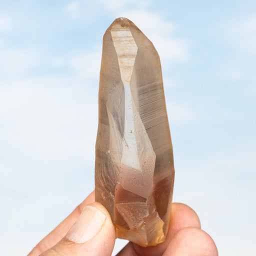 Tangerine Lemurian Seed Quartz Crystal 70 g 83x29mm - InnerVision Crystals