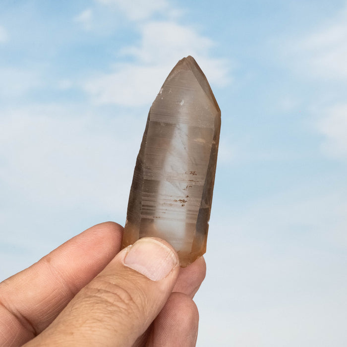 Tangerine Lemurian Seed Quartz Crystal 71 g 71x31mm - InnerVision Crystals