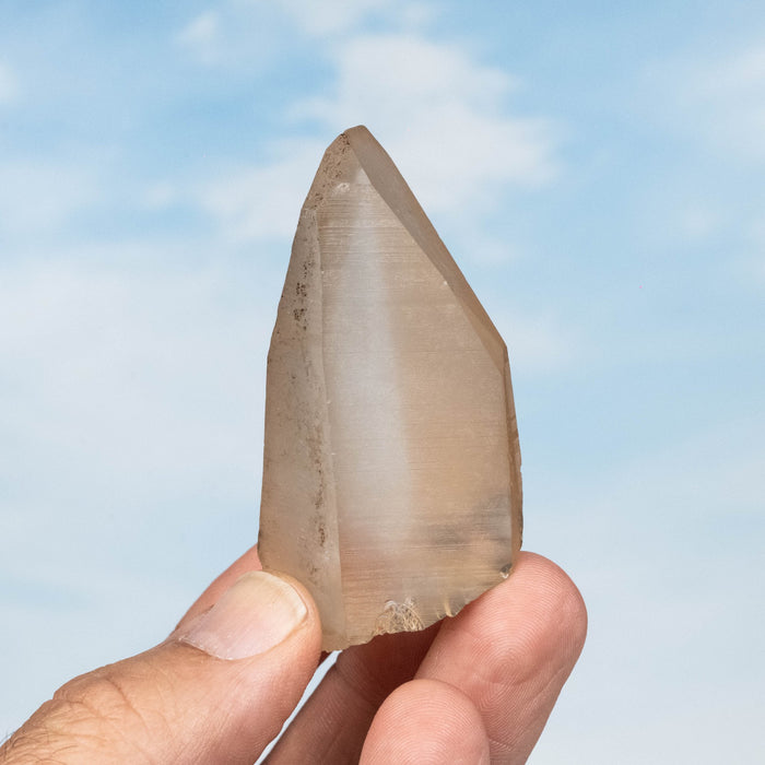 Tangerine Lemurian Seed Quartz Crystal 75 g 67x36mm - InnerVision Crystals