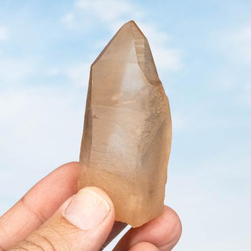 Tangerine Lemurian Seed Quartz Crystal 96 g 77x34mm - InnerVision Crystals