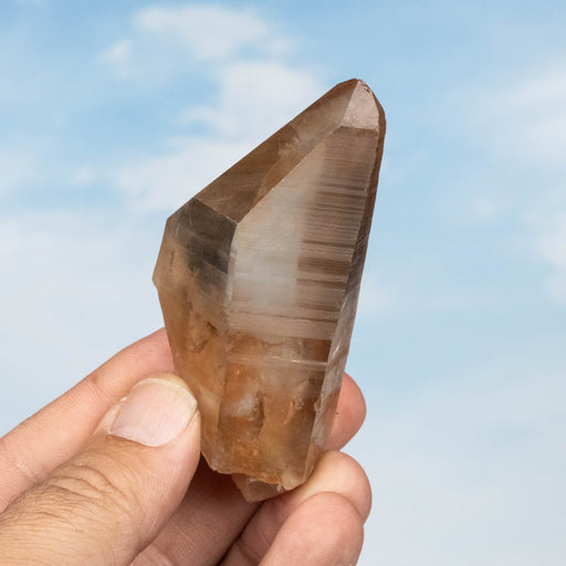 Tangerine Lemurian Seed Quartz Crystal 96 g 80x58mm - InnerVision Crystals