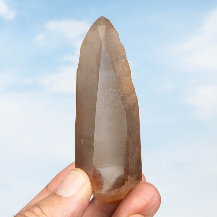 Tangerine Lemurian Seed Quartz Crystal *DT 100 g 95x33mm - InnerVision Crystals