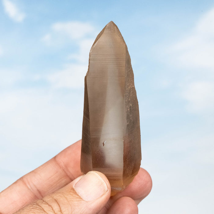 Tangerine Lemurian Seed Quartz Crystal *DT 100 g 95x33mm - InnerVision Crystals