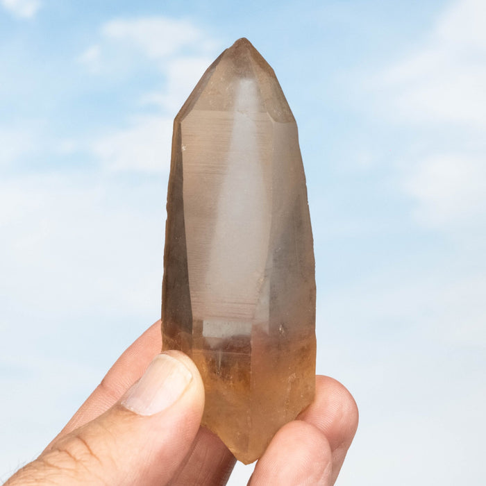 Tangerine Lemurian Seed Quartz Crystal *DT 120 g 88x37mm - InnerVision Crystals