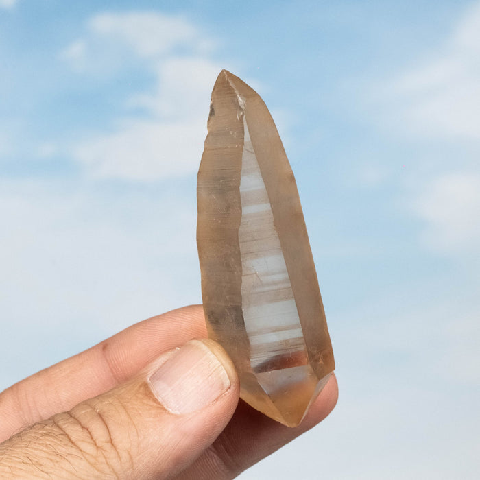 Tangerine Lemurian Seed Quartz Crystal *DT 37 g 71x23mm - InnerVision Crystals