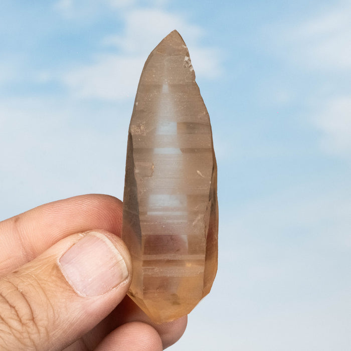 Tangerine Lemurian Seed Quartz Crystal *DT 37 g 71x23mm - InnerVision Crystals