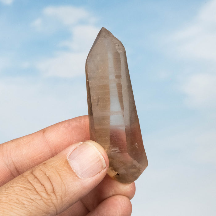 Tangerine Lemurian Seed Quartz Crystal *DT 45 g 73x24mm - InnerVision Crystals