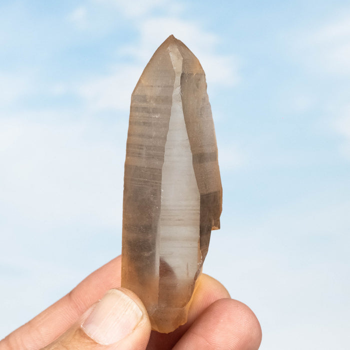 Tangerine Lemurian Seed Quartz Crystal *DT 57 g 76x26mm - InnerVision Crystals